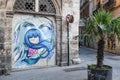 Mural in Carmen neighbourhood in Valencia, Spain