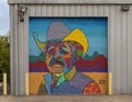 Mural by Dallas based artist Daniel Yanez aka DIY for the seventh annual Wild West Mural Fest in Dallas, Texas.