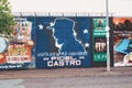 Mural dedicated to Fidel Castro, Belfast, Ulster.