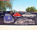 Mural Depicting Latino Classic Car Culture