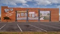 Mural in Downtown Carrollton by local artist Donna K. Compton in 2003.