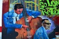 Mural downtown Halifax Ray Charles and jazz band