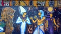 Mural of egyptian gods