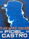 Mural with Fidel Castro, Belfast, Northern Ireland