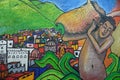 Mural in Guanajuato city, Mexico