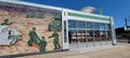 Mural at Invasion Station Rosewell NM Royalty Free Stock Photo