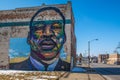 Martin Luther King mural on Toledo Ohio Royalty Free Stock Photo