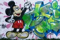 Mural of Mickey Mouse