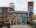 Mural on Mill Ipswich Royalty Free Stock Photo