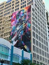 Huge Muddy Waters mural on North State Street, Chicago, Illinois