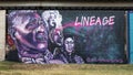 Mural by Nick Anderson titled `Lineage`, a tribute to the musical heritage and legacy of Deep Ellum.