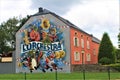 Mural painted by Alain Welter in Koler, Luxembourg