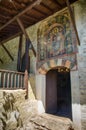 Mural painting in Rozhen Monastery, Bulgaria Royalty Free Stock Photo