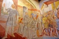 Mural paintings of the Monastery of La Rabida, Huelva, Spain