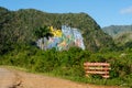 The Mural of Prehistory at the ViÃÂ±ales valley in Cuba