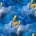 Mural seamless pattern lightning background