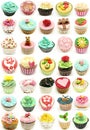 Mural of several cupcakes