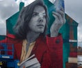 Mural of Sir Isaac Newton by Zabou in Lincoln, United Kingdom