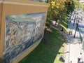 Mural tribute to Gabriela Mistral in Santiago, Chile