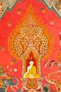 Mural on the wall of Buddhist church