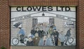Mural of William Clowes Printers Royalty Free Stock Photo