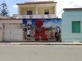 Murales San Sperate Sardinia Royalty Free Stock Photo