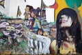 Murales in Valparaiso, Chile Royalty Free Stock Photo