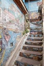 Murales in Valparaiso, Chile Royalty Free Stock Photo
