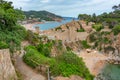 Muralles de Tossa de Mar castle in Spain Royalty Free Stock Photo