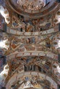 The murals of Atotonilco chapel ceiling Royalty Free Stock Photo