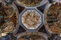 The murals of the Atotonilco chapel ceiling Royalty Free Stock Photo