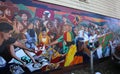 Murals of Balmy Alley, San Francisco, California, USA