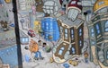 Murals of Balmy Alley, San Francisco, California, USA