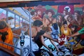 Murals of Balmy Alley, San Francisco, California, USA