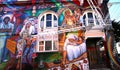 Murals of Balmy Alley, San Francisco, California, USA