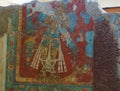 Murals in the Cacaxtla Archaeological Zone, Tlaxcala, Mexico Royalty Free Stock Photo