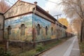 murals depicting different scenes of the city in different seasons