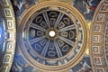 Murals, mosaic and paintings on the ceiling of the Saint Peter b Royalty Free Stock Photo