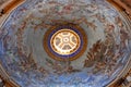 Murals, mosaic and paintings on the ceiling of the Saint Peter b Royalty Free Stock Photo
