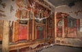 Murals in the Roman Villa Poppaea, Italy