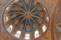 Murals under the dome in the Church of the Holy Savior Outside the Walls.