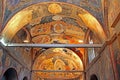 Murals under the dome in the Church of the Holy Savior Outside the Walls.