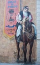 Murals wall painting in Fonni, Sardinia, Italy