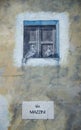 Murals wall painting in Fonni, Sardinia, Italy