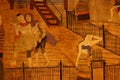 Murals of Wat Phumin Royalty Free Stock Photo