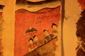 Murals of Wat Phumin Royalty Free Stock Photo