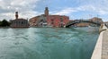 Murano islands in the Venetian Lagoon in Venice, Italy