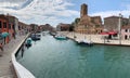 Murano islands in the Venetian Lagoon in Venice, Italy