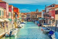 Murano islands with water canal