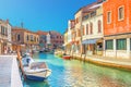 Murano islands with water canal